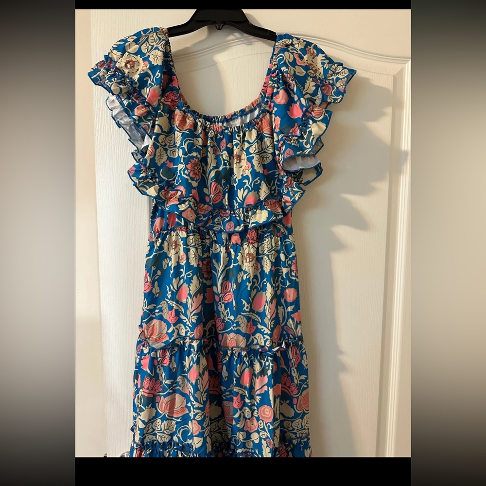 Floral Ruffle Maxi Dress - Picture 3 of 3